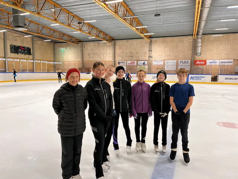 Skridskoskola på Sätra Konståkningssällskap