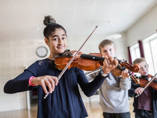 Instrument på Huddinge kulturskola